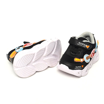 LEDs Lights Jogger for Kids QB-LC1 Black