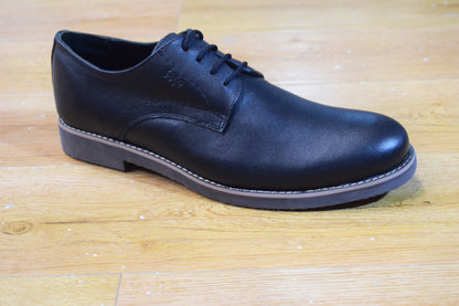 Formal leather Upper lace up Shoe London Black