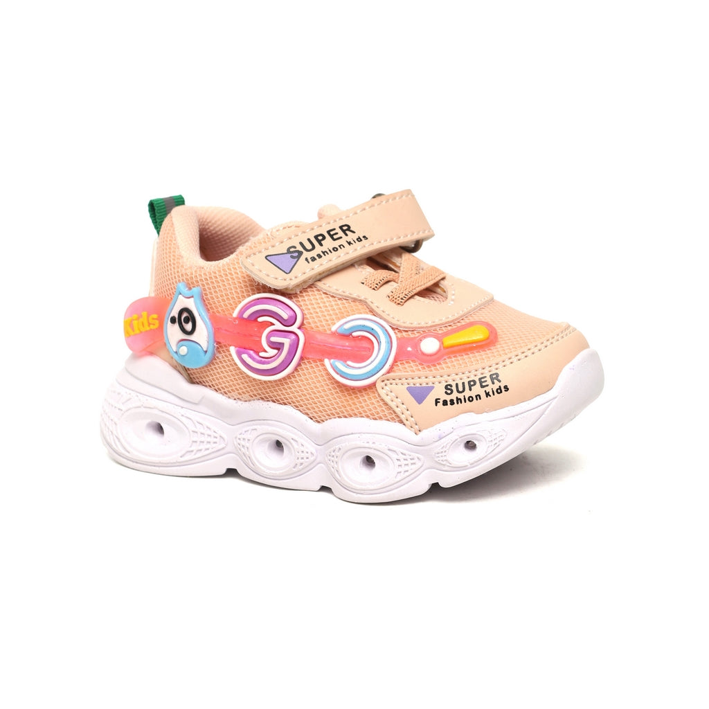 LEDs Lights Jogger for Kids QB-LC1 Pink